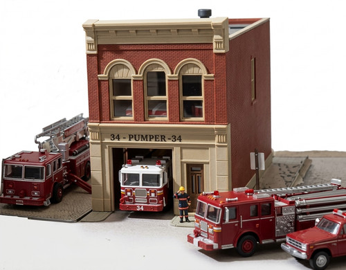 Müller fire station - fire,