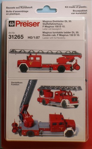 Preiser 31265 spur h0 - spur,