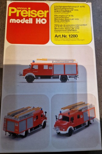 Preiser 1280 31280 feuerwehr - preiser,