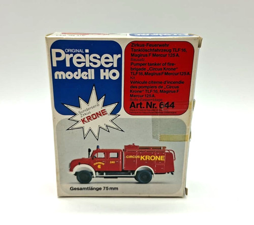 Preiser 644 zirkus - h0,