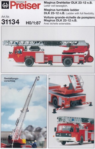 Preiser bausatz feuerwehr - bausatz,