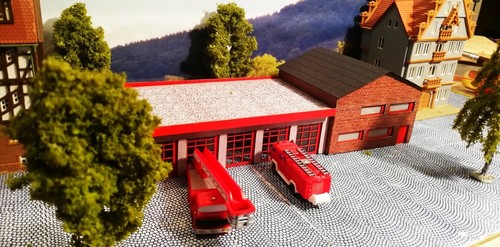 Feuerwehr mit verwaltung - feuerwehr,